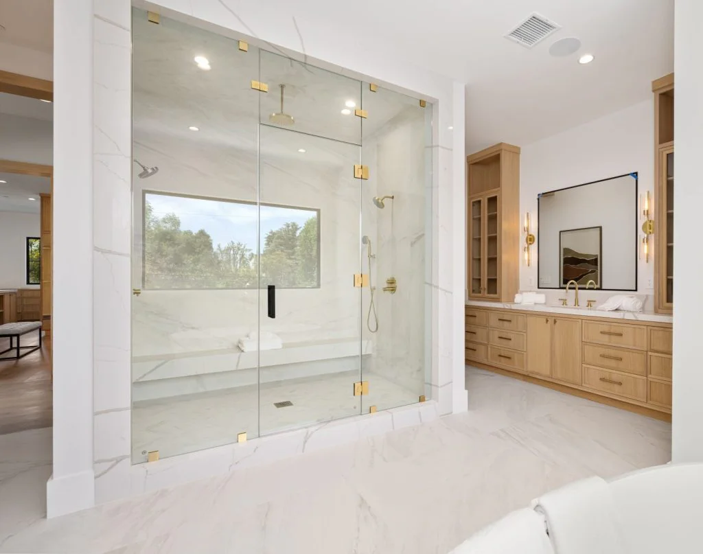 Customized Glass Shower Door Kit Installation