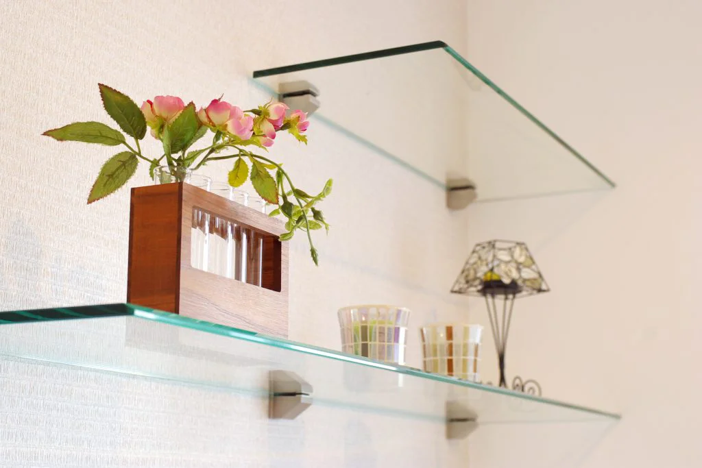 Custom Glass Shelving